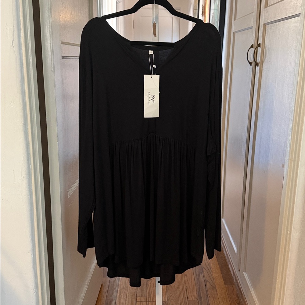 SA Shiji Ali black baby doll dress Or Top 4x